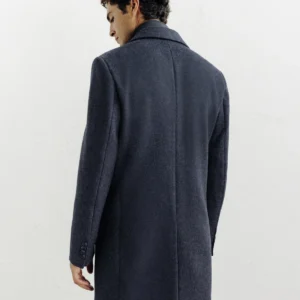MANTEAU VILLE À PARMENTURE AMOVIBLE BLEU DENIM