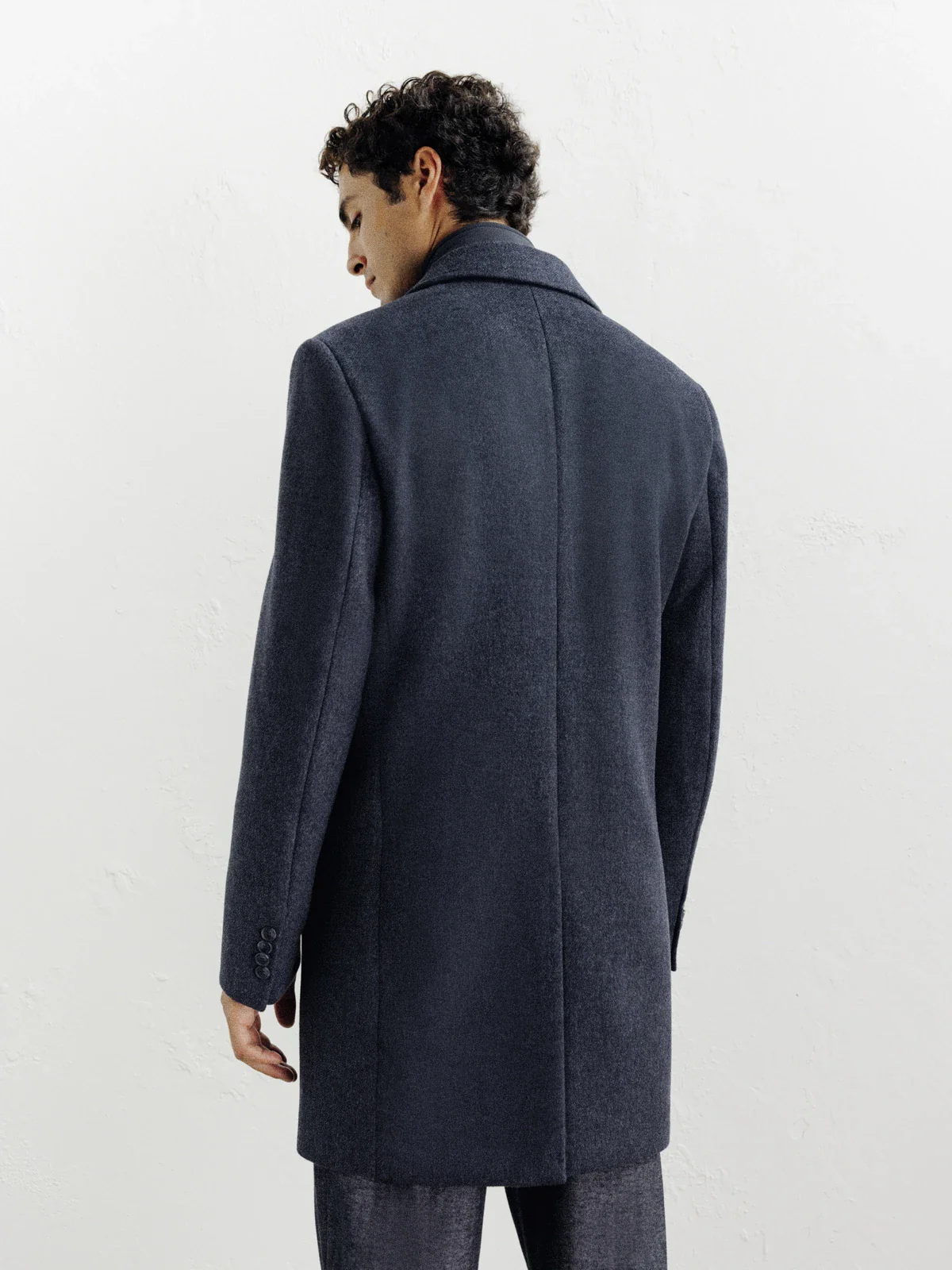 MANTEAU VILLE À PARMENTURE AMOVIBLE BLEU DENIM